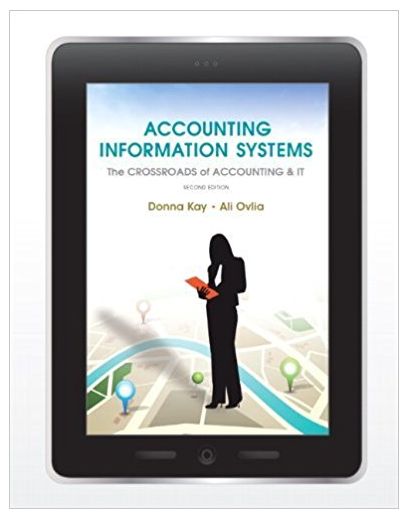 accounting information systems the crossroads of accounting & it 2nd edition donna kay, ali ovlia 132991322,