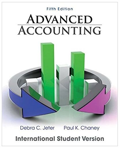 advanced accounting 5th edition debra c. jeter, paul chaney 1118022297, 9781118214169, 9781118022290,