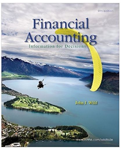financial accounting with ifrs fold out primer 5th edition john wild 978-0077408770, 77408772, 978-0077413804