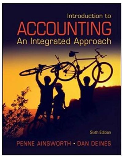 Introduction to Accounting An Integrated Approach