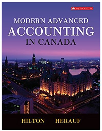 modern advanced accounting in canada 7th edition hilton murray, herauf darrell 1259066487, 978-1259066481