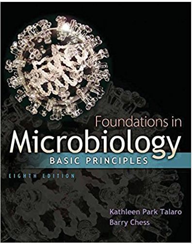 foundations in microbiology 8th edition kathleen park talaro, barry chess 73375292, 978-0073375298