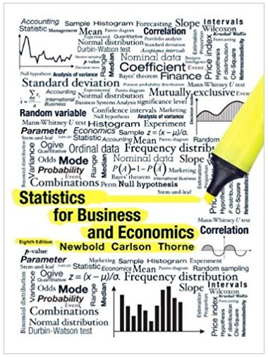 Statistics for Business and Economics