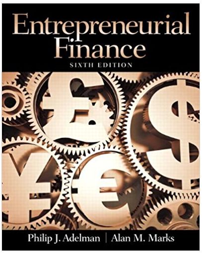 Entrepreneurial Finance