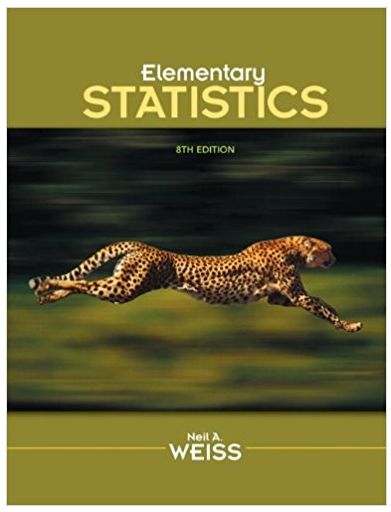 elementary statistics 8th edition neil a. weiss 321691237, 978-0321691231