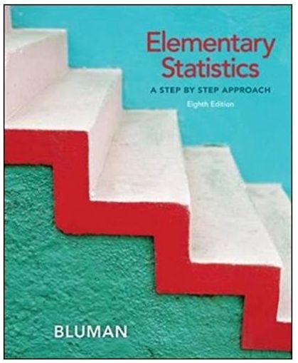 elementary statistics a step by step approach 8th edition allan bluman 73386103, 978-0073386102