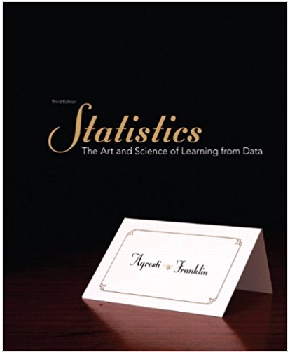 statistics the art and science of learning from data 3rd edition alan agresti, christine a. franklin