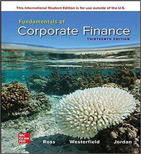 fundamentals of corporate finance 13th edition stephen ross, randolph westerfield, bradford jordan