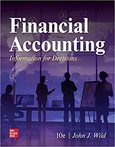 financial accounting information for decisions 10th edition john j. wild 1260705587, 978-1260705584