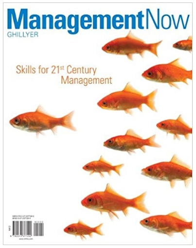 management now skills for 21st century management 2nd edition dr. andrew ghillyer 73377295, 978-0073377292