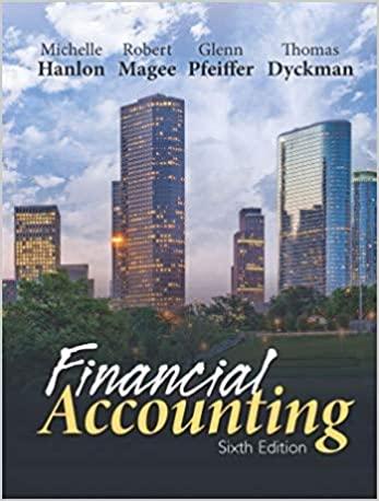 financial accounting 6th edition michelle l. hanlon, robert p. magee, glenn m. pfeiffer, thomas r. dyckman