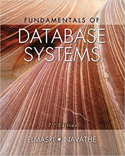 Fundamentals Of Database Systems