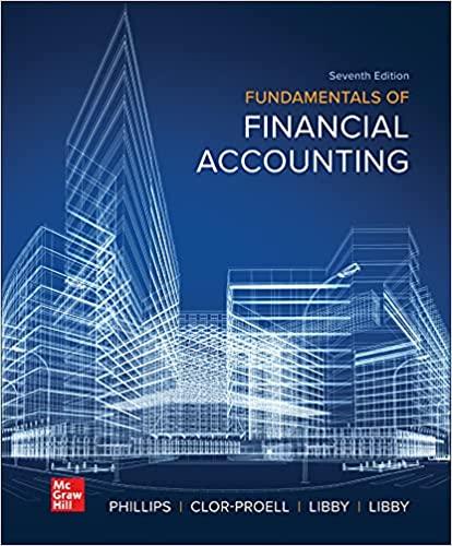 fundamentals of financial accounting 7th edition fred phillips, shana clor proell, robert libby, patricia