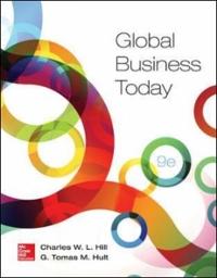 global business today 9th edition charles hill 1259299201, 9781259299209