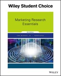 marketing research essentials 9th edition carl mcdaniel, carl mcdaniel jr 1119239451, 9781119239451