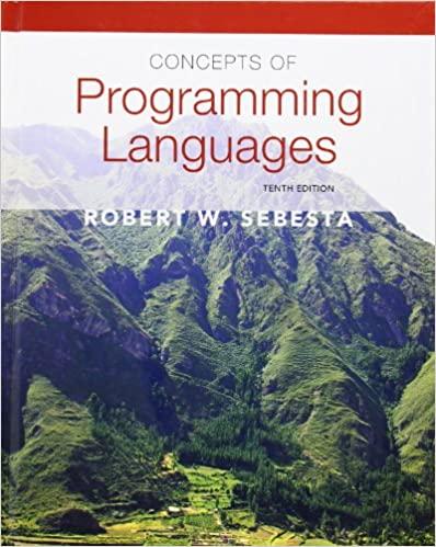concepts of programming languages 10th edition robert w. sebesta 0131395319, 978-0131395312