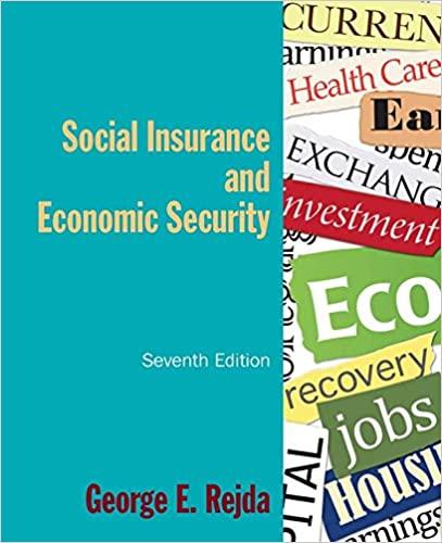 social insurance and economic security 7th edition george e. rejda 0765627493, 978-0765627490