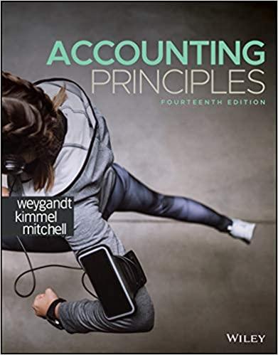 accounting principles 14th edition jerry j. weygandt, paul d. kimmel, jill e. mitchell 1119707110,