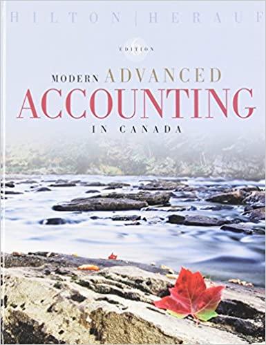 modern advanced accounting in canada 6th edition murray hilton 0070001537, 978-0070001534