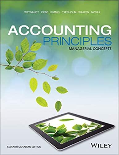 accounting principles managerial concepts 7th canadian edition jerry j. weygandt, donald e. kieso, paul d.