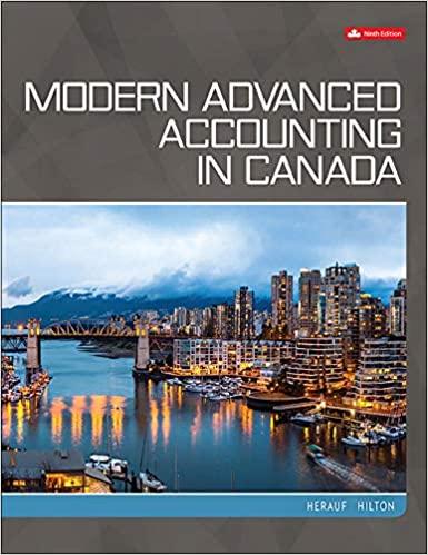 modern advanced accounting in canada 9th edition hilton murray, herauf darrell 1259654699, 978-1259654695
