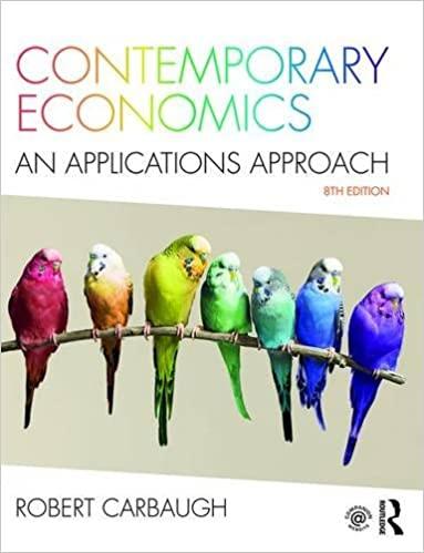 contemporary economics an applications approach 8th edition robert carbaugh 1138652199, 978-1138652194