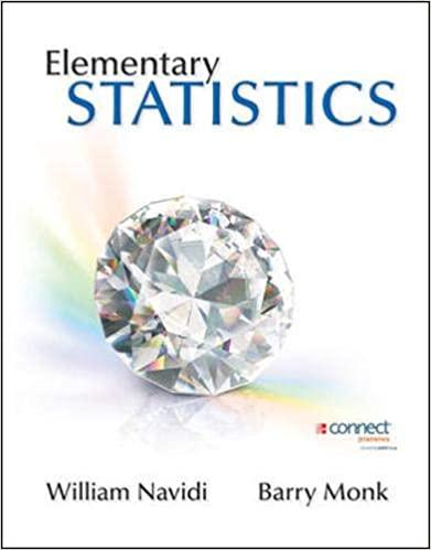 elementary statistics 1st edition william navidi, barry monk 007338612x, 978-0073386126