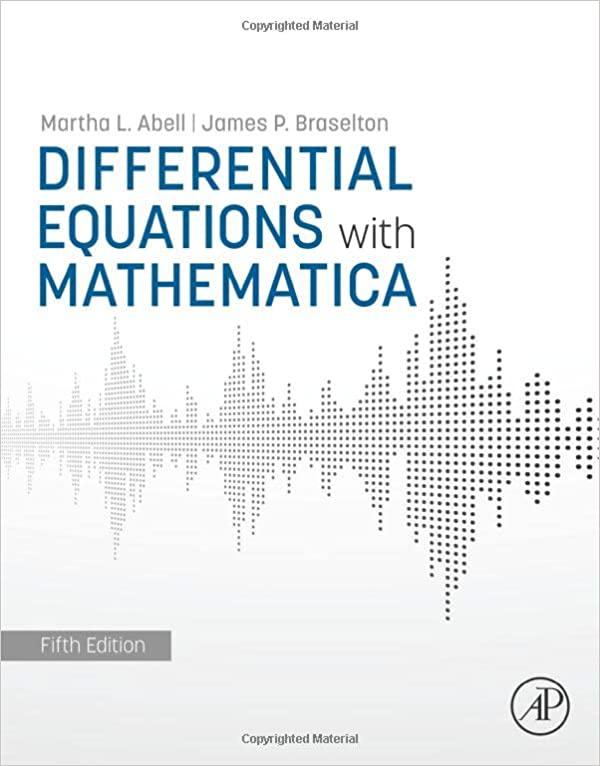 differential equations with mathematica 5th edition martha l abell, james p braselton 0323984363,