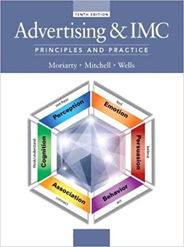 advertising & imc principles and practice 10th edition sandra moriarty, nancy mitchell, william wells