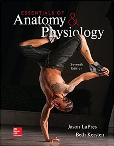 essentials of anatomy and physiology 7th edition jason lapres 1260316971, 9781260316971