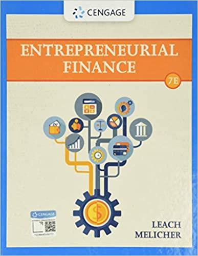 entrepreneurial finance 7th edition j. chris leach, ronald w. melicher 0357442040, 978-0357442043