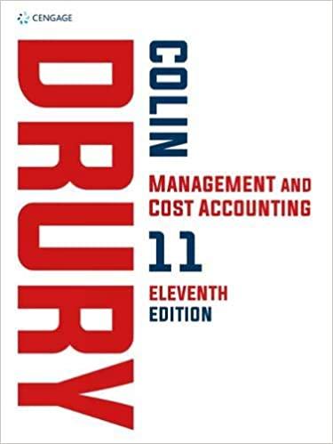management and cost accounting 11th edition mike tayles, colin drury 147377361x, 978-1473773615