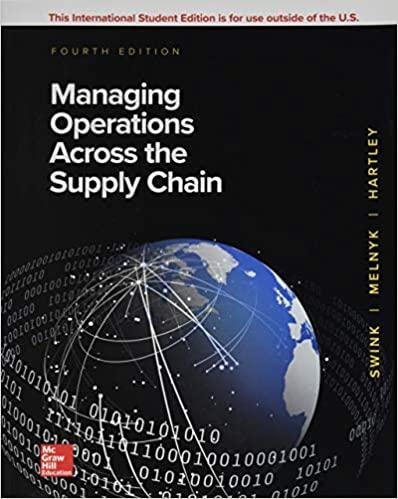 managing operations across the supply chain 4th edition morgan swink, steven melnyk, janet l. hartley, m.