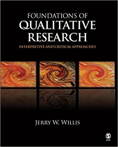 foundations of qualitative research interpretive and critical approaches 1st edition rema nilakanta, muktha
