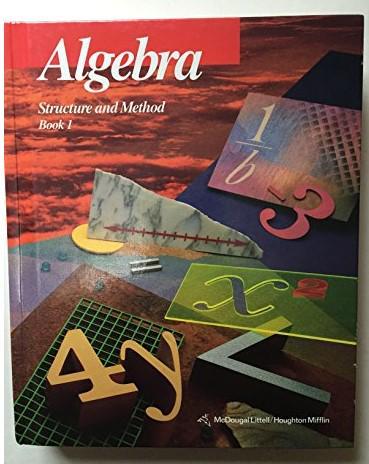 algebra structure and method book 1 1st edition brown dolciani, jeffery a. cole sorgenfrey 0395771161,
