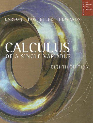 calculus of a single variable for advanced high school students 8th edition ron larson 0618503048,