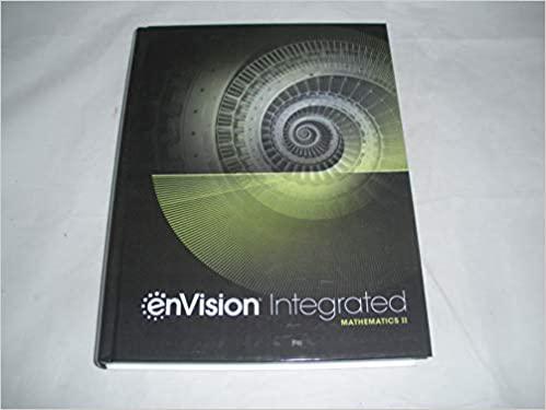 envision integrated mathematics ii student edition savvas learning co 1418283770, 978-1418283773