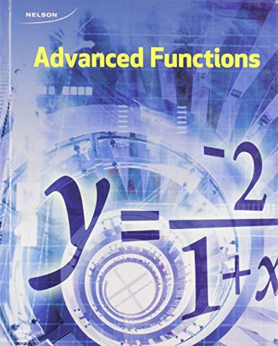 advanced functions 12 student edition chris kirkpatrick, kristina farentino, susanne trew 0176678328,