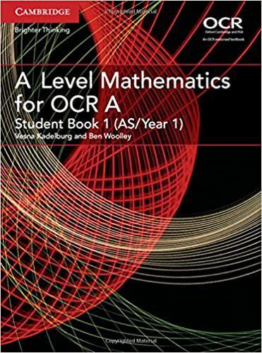 level mathematics for ocr a student book 1 (as/year 1) student edition ben woolley, vesna kadelburg