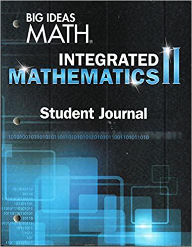 big ideas math integrated math 2 student journal ron larson, laurie boswell 1680330713, 978-1680330717