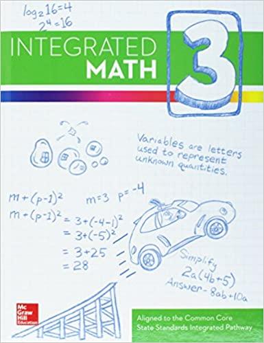integrated math 3 student edition carter 12 0076638529, 978-0076638529