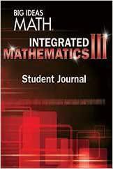 big ideas math integrated math 3 student journal ron larson, laurie boswell 168033090x, 978-1680330908