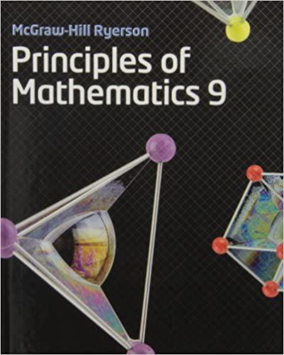 principles of mathematics 9 1st edition chris dearling 0070973199, 978-0070973190