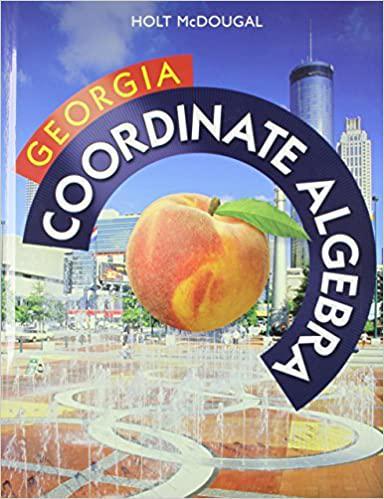 georgia coordinate algebra 1st edition holt mcdougal 0547867646, 978-0547867649