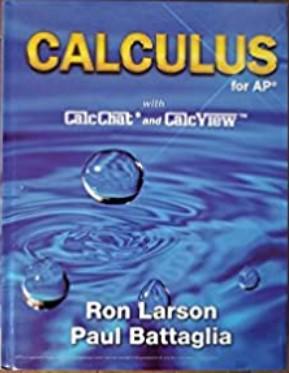 calculus for ap student edition ron larson, paul battaglia 1337484962, 978-1305674912