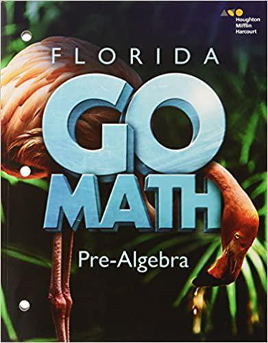 florida go math pre-algebra 1st edition holt mcdougal 054405671x, 978-0544056718