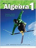 algebra 1, common core new york student edition joyce bernstei, richard j. andres 1629745286, 978-1629745282
