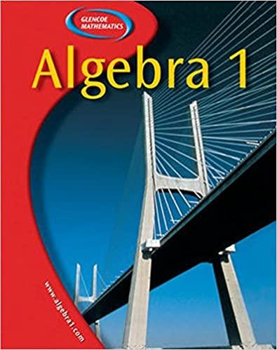 algebra 1 student edition mcgraw hill staff, gilbert j. cuevas, beatrice moore harris, john a. carter,