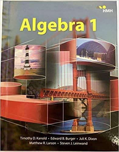 hmh algebra 1 student edition houghton mifflin harcourt 1328900029, 978-1328900029
