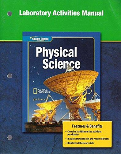 glencoe physical iscience, grade 8, laboratory activities manual, (physical science) 1st edition mcgraw hill